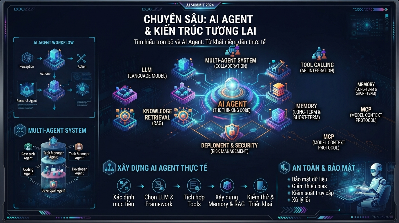 AI Agent là gì? Kiến trúc và cách xây dựng AI Agent