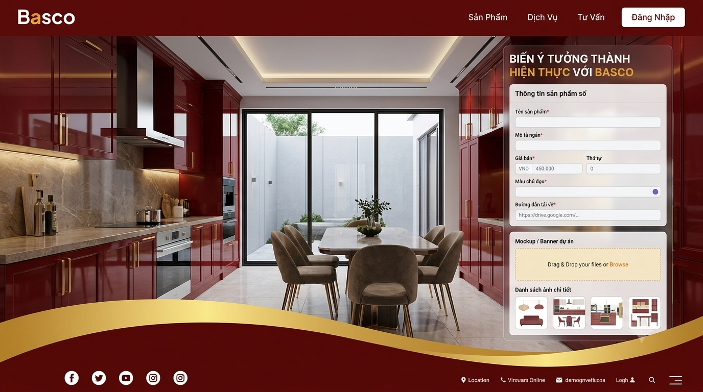 Basco - Mẫu Giao Diện HTML Thiết Kế Nội Thất & Kiến Trúc